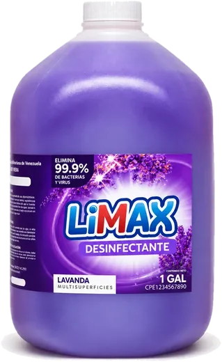 Desinfectante Lavanda LIMAX, 1 galón