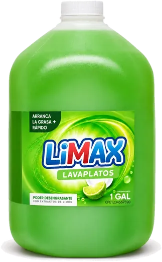 Lavaplatos Limón LIMAX, 1 galón